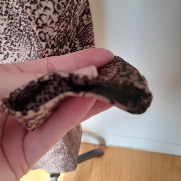 Anne Klein Brown Long Sleeve Knee-Length Dress - Picture 5 of 7